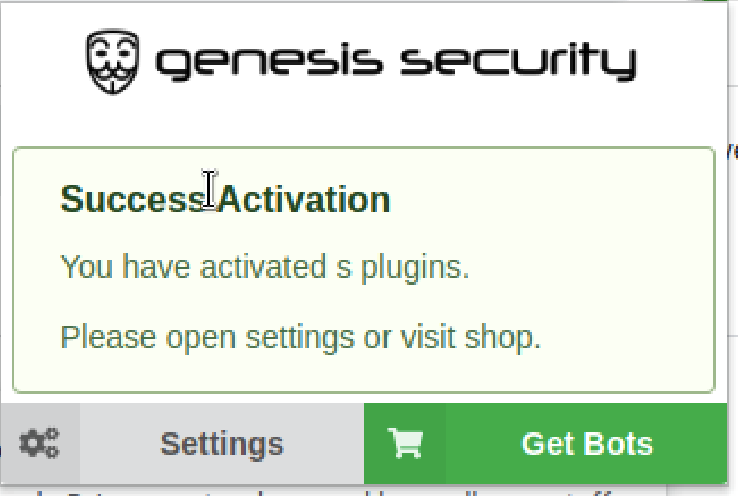 Activated extension